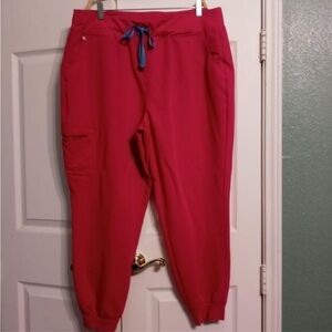 Figs Fuschia Jogger Petite Pants